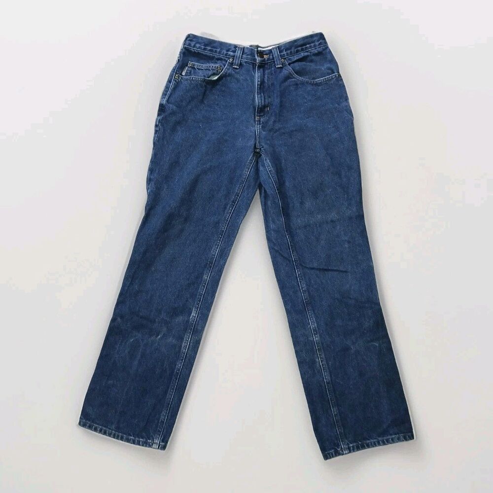 ​Carhartt Men's Relaxed Fit Denim Jeans Tag 30x30 Fits 28x29 Med Wash Workwear